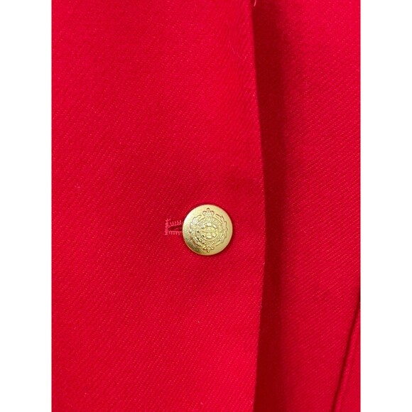 Vintage Pendleton Women's 12P Red Blazer 100% Wool Basic Classic  Preppy Career - Picture 2 of 10